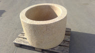 Trog Granit SOL, D= 90cm H= 60 cm, OF gestockt