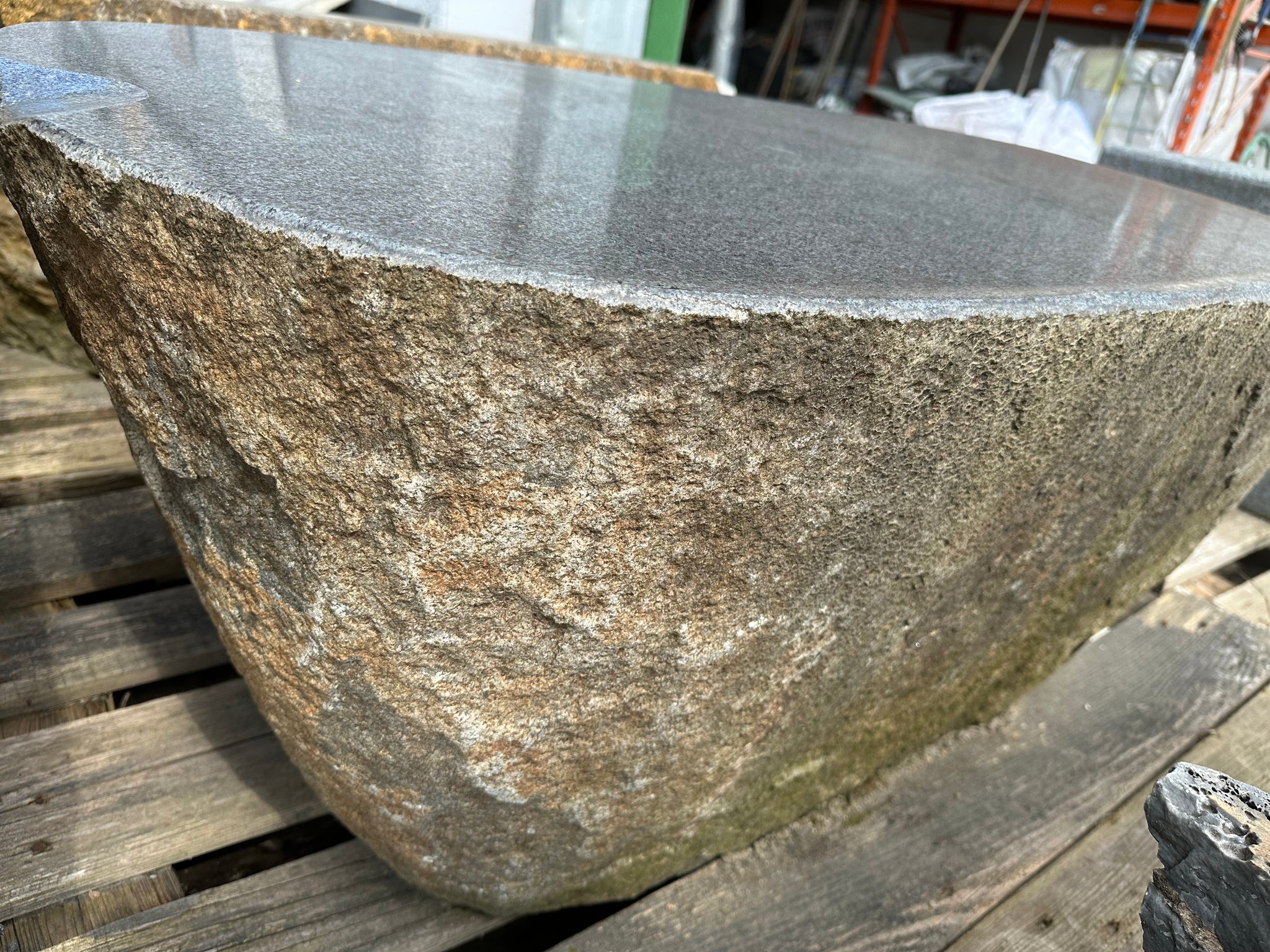 Granit Sitz komplett mit PVC-Bezug für verschiedene Güldner